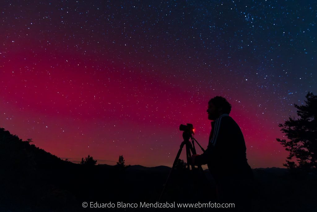 Fotografo auroras boreales navarra